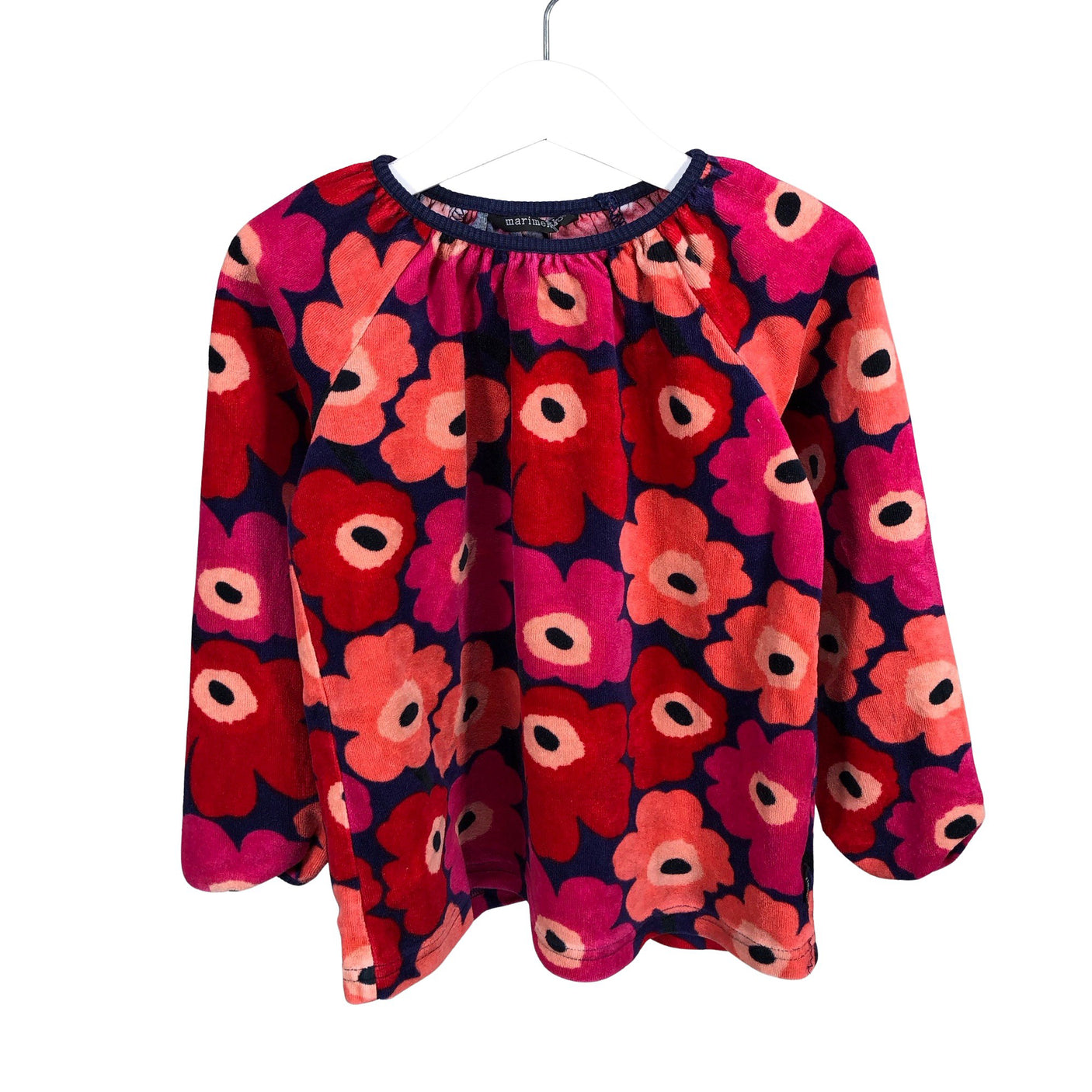 Unisex Marimekko - Dressikangast pluus, suurus 110 - 116 - Roosa (1)