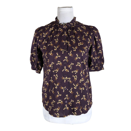 Unisex Holly & Whyte by Lindex - Lühikeste käistega pluus, suurus 36 - Veinipunane ()