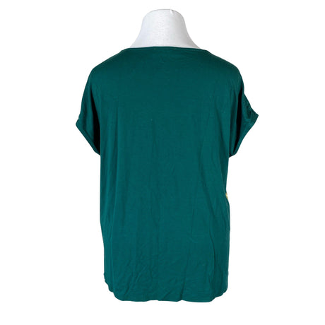 Unisex Per Una by Marks & Spencer - Lühikeste käistega pluus, suurus 42 - Roheline (2)