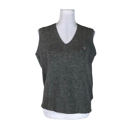 Unisex Gant - Kootud vest, suurus 40 - Hall ()