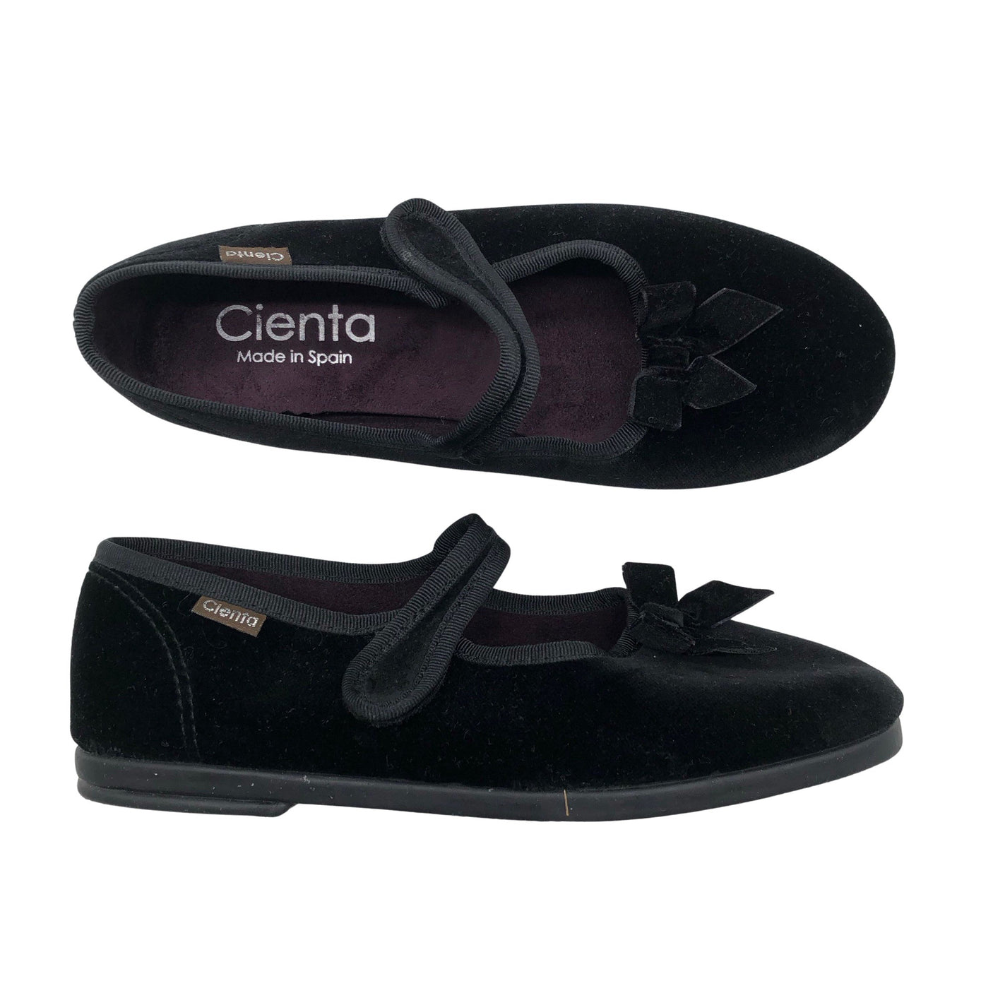 Unisex Cienta - Pidulikud baleriinad, suurus 37 - Must (1)