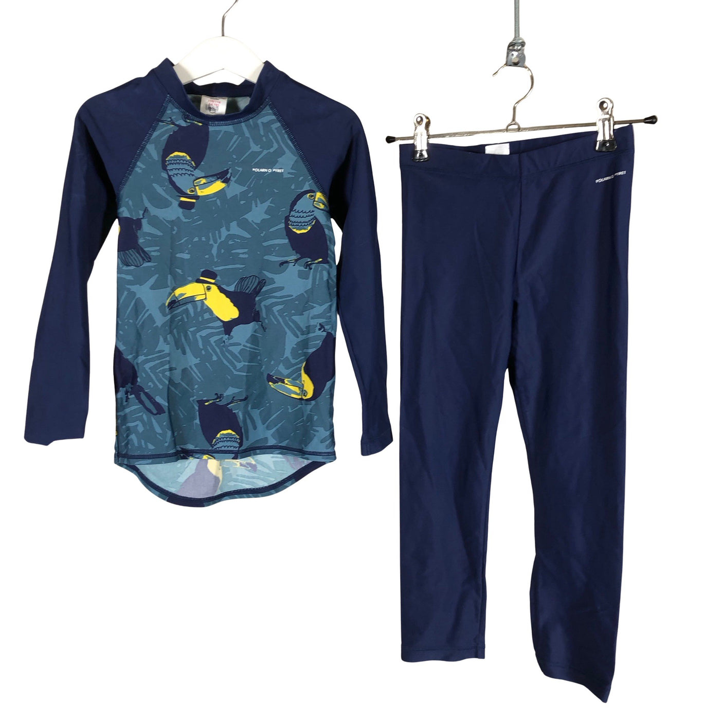 Unisex Polarn O. Pyret - Ujumistrikoo, suurus 110 - 116 - Sinine (1)