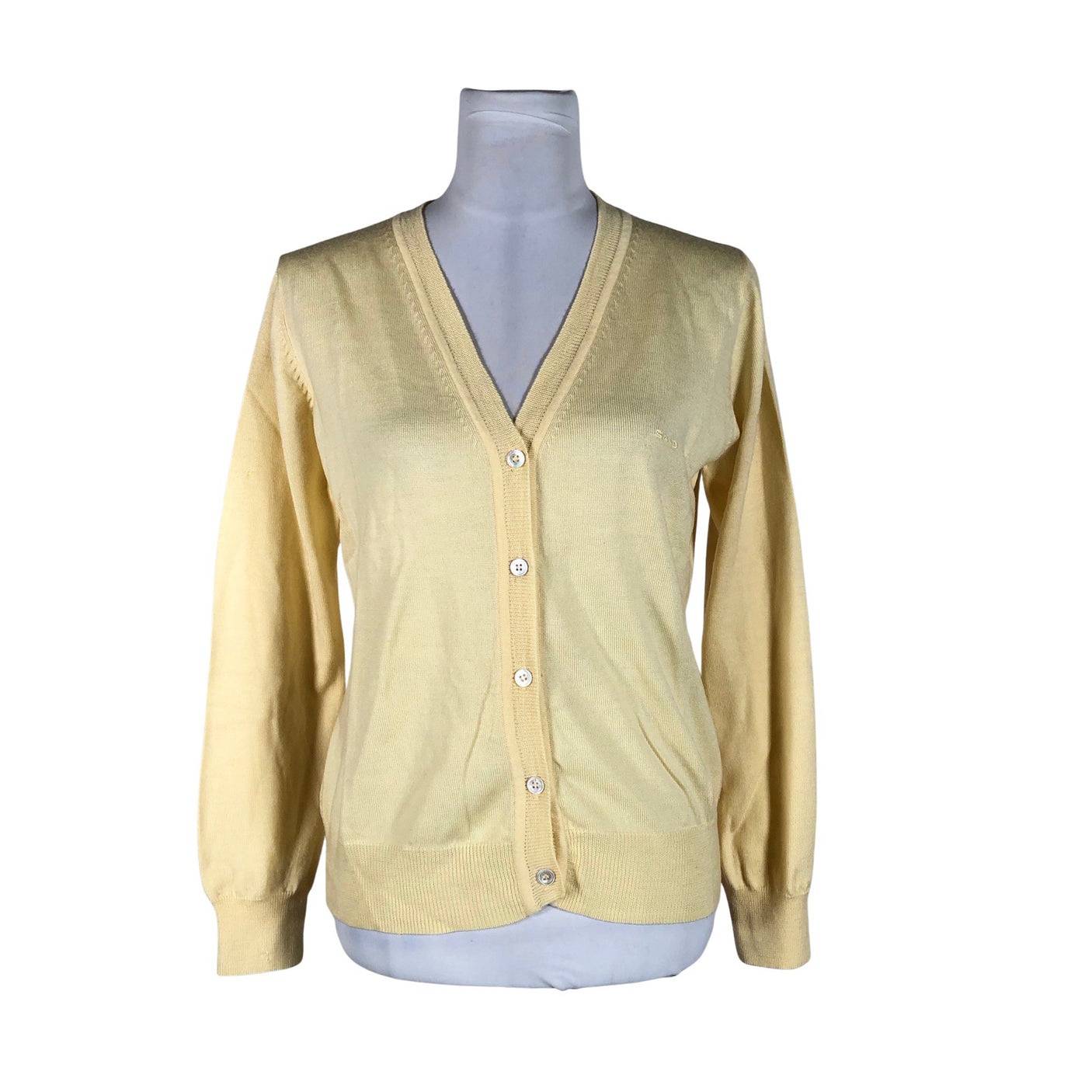 Unisex Sand - Kardigan, suurus 40 - Kollane (1)