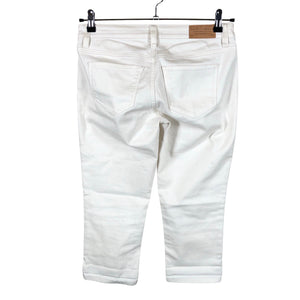 Unisex Esprit - Teksast poolpikad püksid, suurus W26 - Looduslik valge (2)