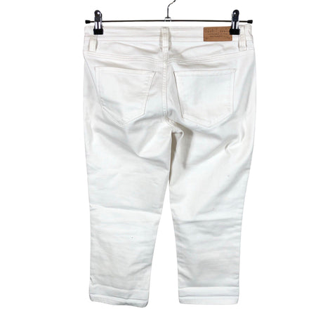 Unisex Esprit - Teksast poolpikad püksid, suurus W26 - Looduslik valge (2)