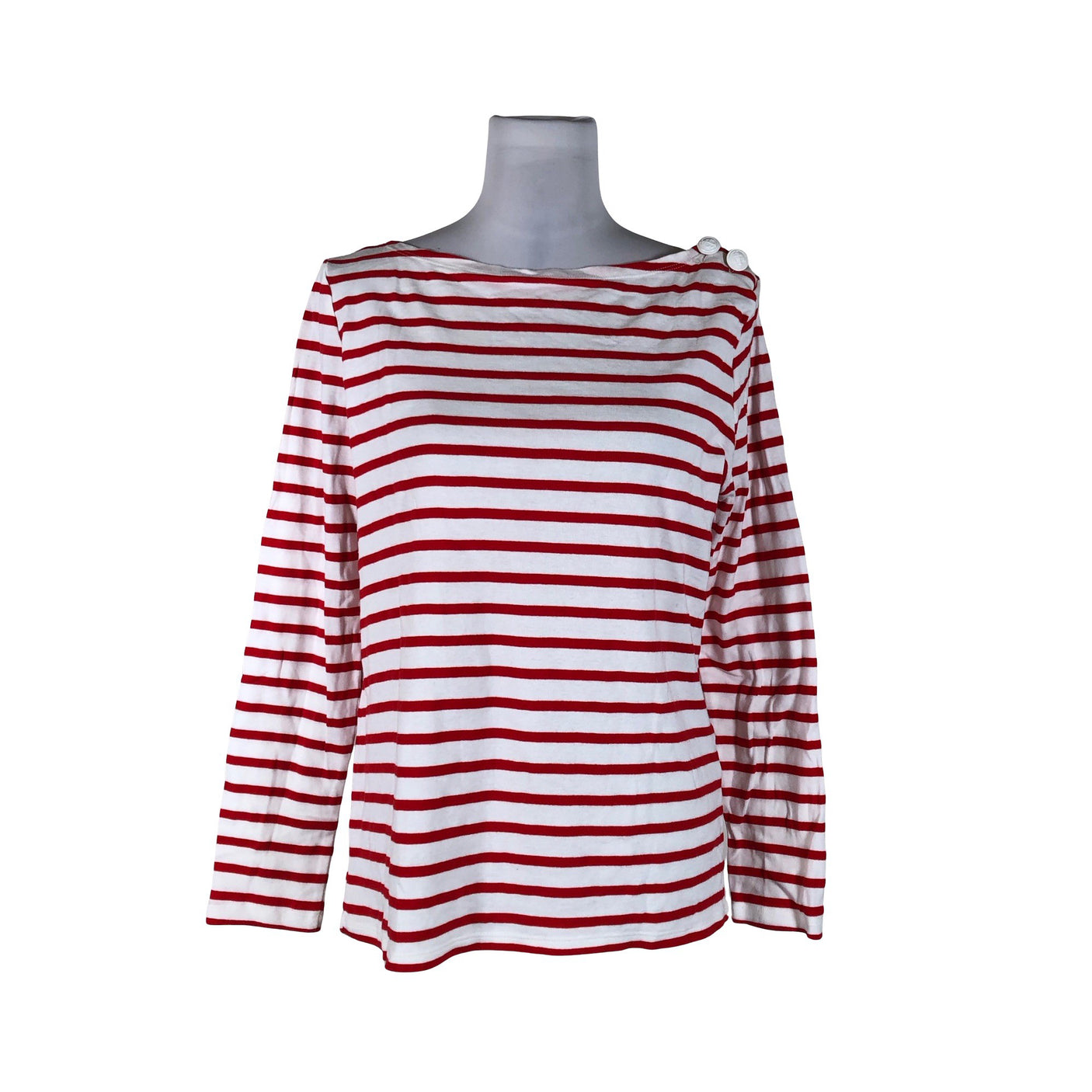 Unisex Petit Bateau - Trikotaažist pluus, suurus 40 - Looduslik valge (1)