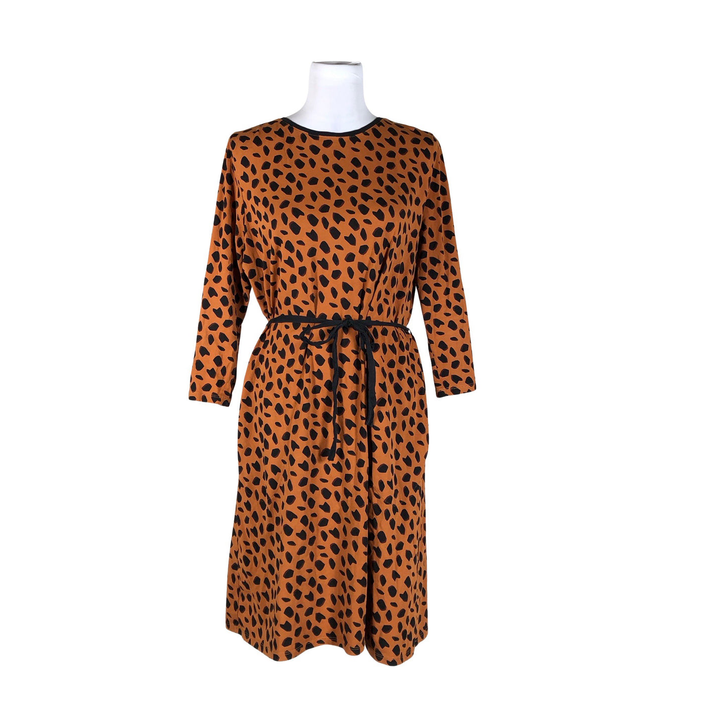 Unisex me&i - Trikotaažist kleit, suurus 40 - Pruun (1)