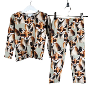 Unisex Metsola - Trikotaažist pluus, suurus 98 - 104 - Roheline (1)
