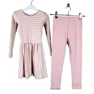 Unisex Metsola - Trikotaažist kleit, suurus 110 - 116 - Heleroosa (1)