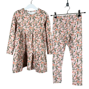 Unisex Metsola - Trikotaažist kleit, suurus 110 - 116 - Heleroosa (1)