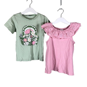 Unisex Polarn O. Pyret - T-särk, suurus 104 - 110 - Roheline (1)