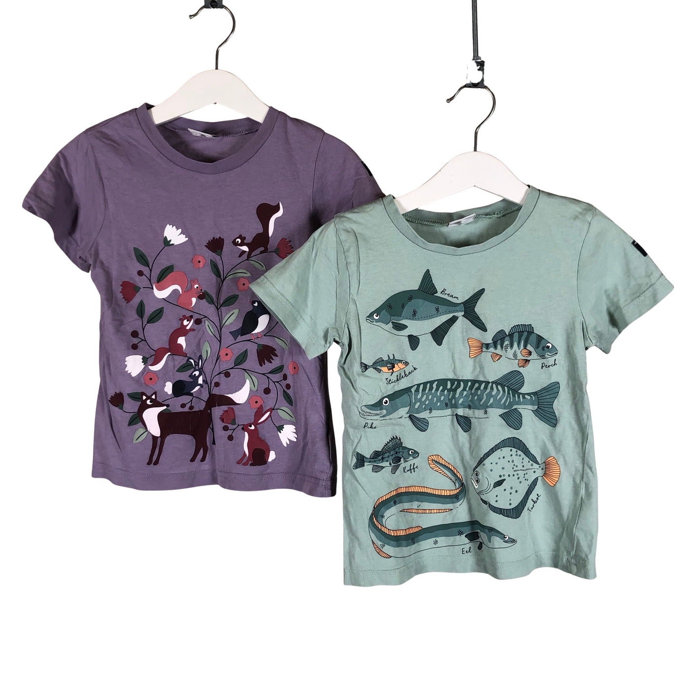 Unisex Polarn O. Pyret - T-särk, suurus 98 - 104 - Lilla (1)