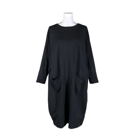 Unisex Papu - Trikotaažist kleit, suurus 40 - Must ()