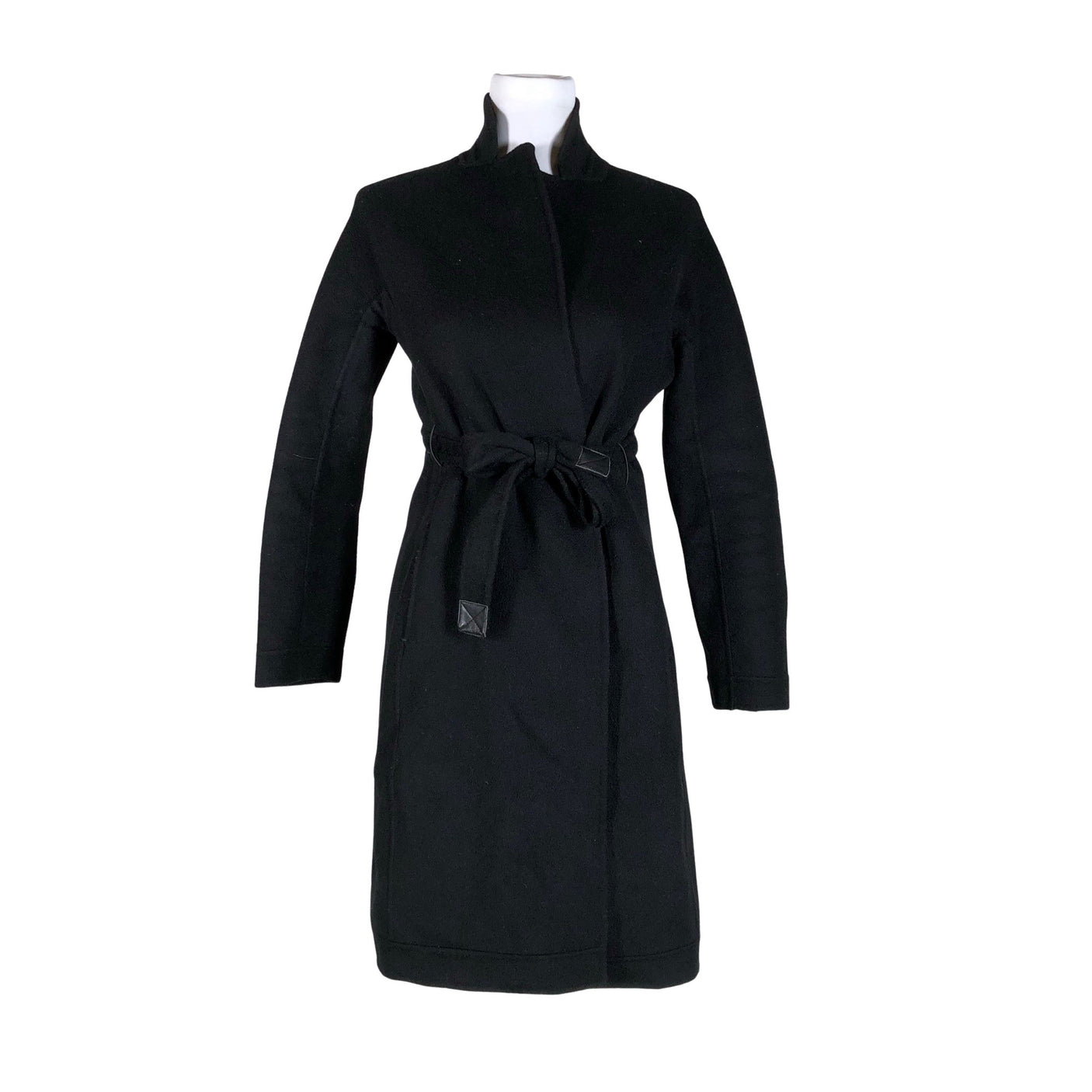 Unisex Woolmark - Villane mantel, suurus 36 - Must (1)