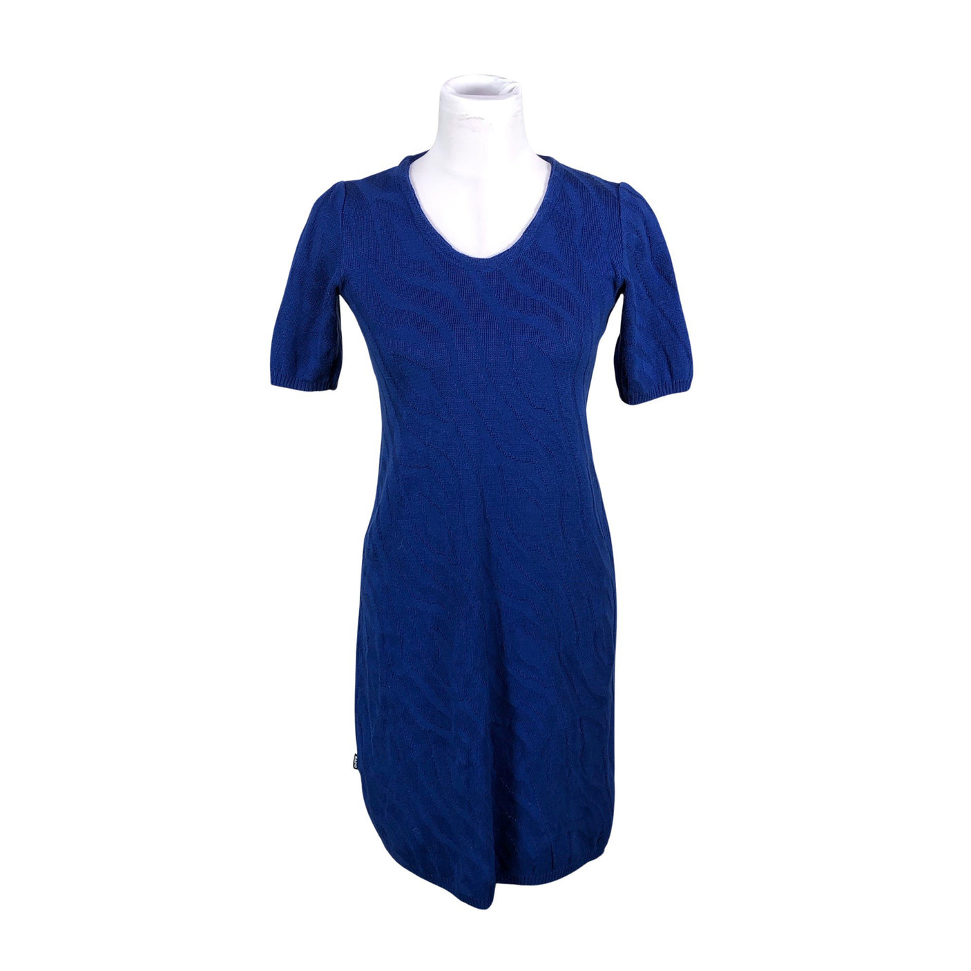 Unisex Kaino - Kootud kleit, suurus 34 - Sinine (1)