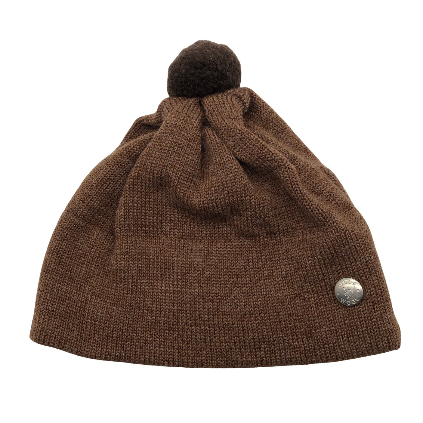 Unisex Villawool - Talvemüts, suurus 52 - 54 cm - Pruun (1)