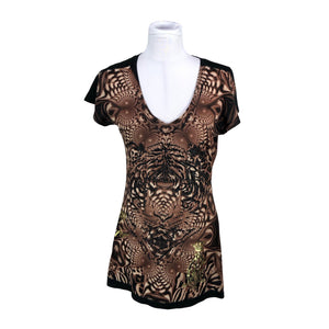 Unisex Christian Audigier - T-särk, suurus 38 - Pruun (1)
