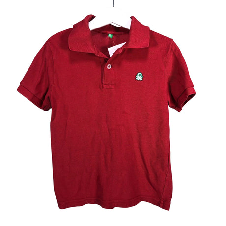 Unisex Benetton - Polosärk, suurus 116 - 122 - Punane ()