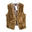 Unisex Benetton - Kunstkarusnahast vest, suurus 152 - 158 - Pruun ()
