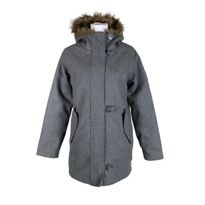 Unisex Makia - Villane mantel, suurus 34 - Hall (1)