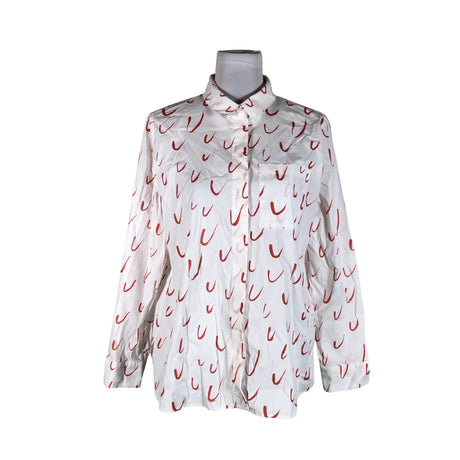 Unisex Nanso - Triiksärk, suurus 40 - Valge ()
