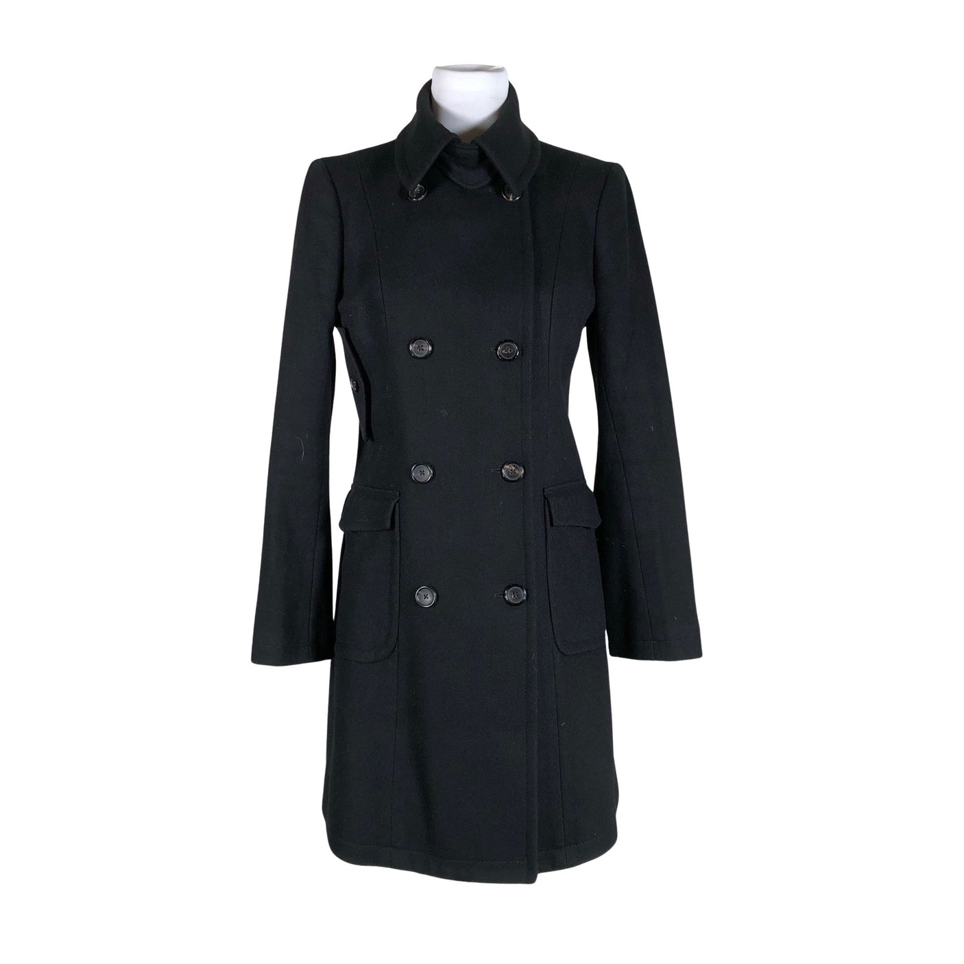 Unisex Tommy Hilfiger - Villane mantel, suurus 40 - Must (1)