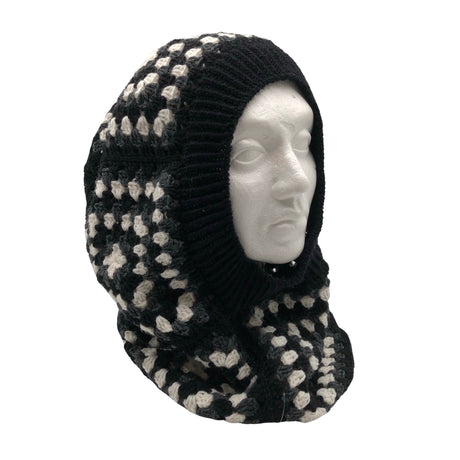 Unisex Handmade - Talvemüts, suurus 58 - 60 cm - Must (2)