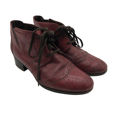 Unisex Tamaris - Poolsaapad, suurus 39 - Punane (2)