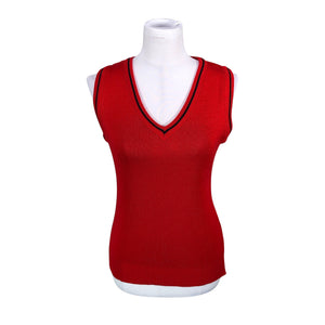 Unisex Norrison - Kootud vest, suurus 36 - Punane (1)