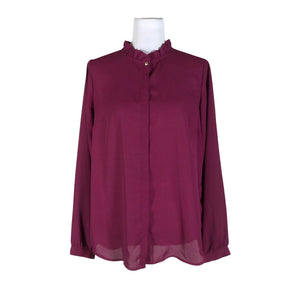 Unisex Holly & Whyte by Lindex - Pluus, suurus 38 - Veinipunane (1)