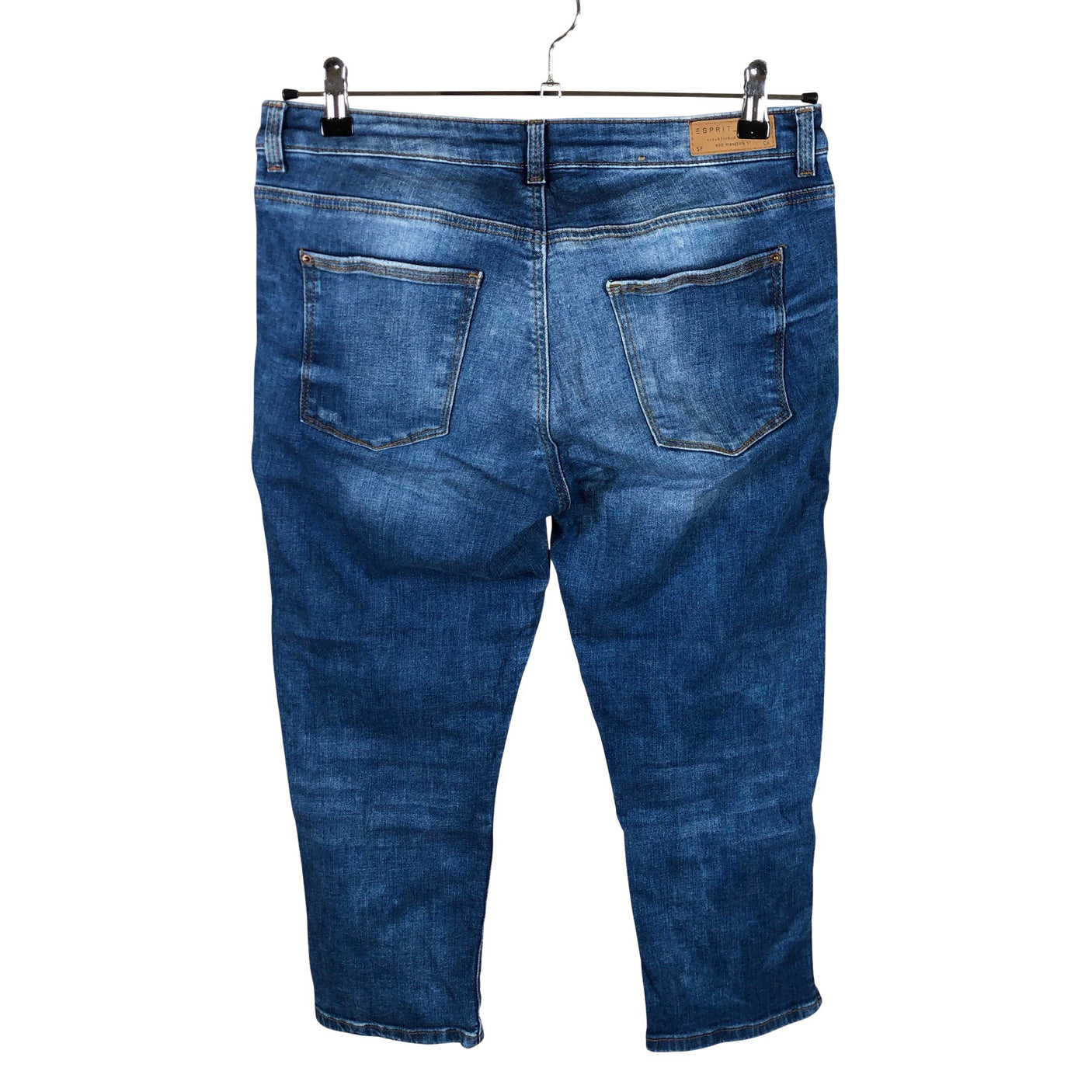 Unisex Esprit - Teksast poolpikad püksid, suurus W32 - Sinine (2)