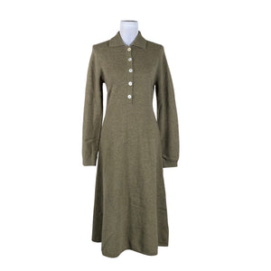 Unisex Samsoe&Samsoe - Kootud kleit, suurus 36 - Roheline (1)