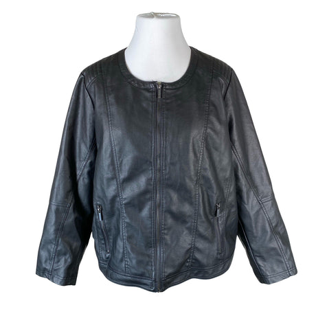 Unisex Zizzi - Nahktagi, suurus 54 - Must ()
