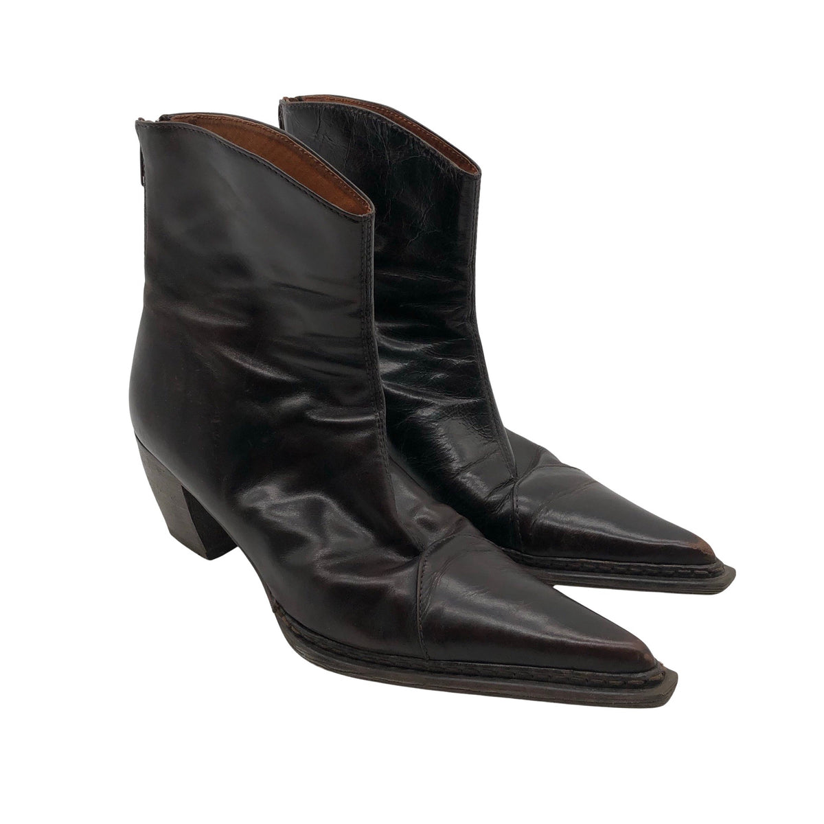 Unisex Bianco - Kauboisaapad, suurus 36 - Pruun (2)