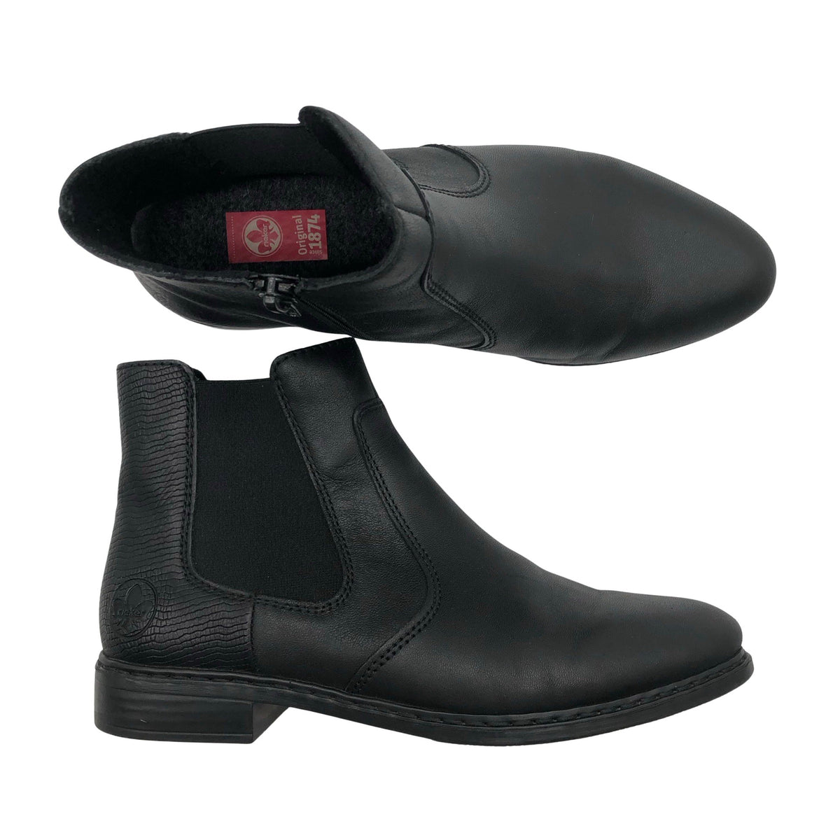 Unisex Rieker - Poolsaapad, suurus 38 - Must (1)