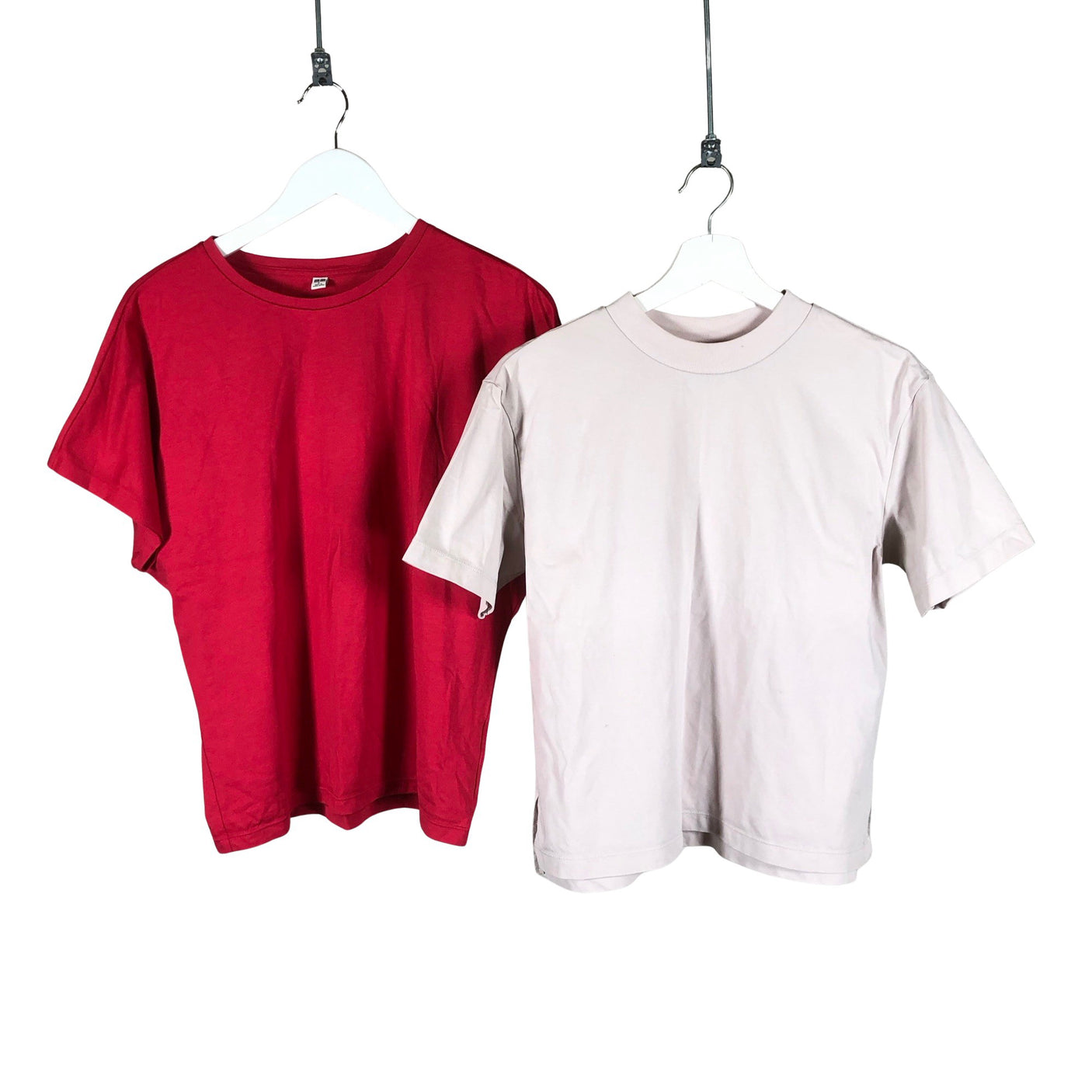 Unisex Uniqlo - T-särk, suurus 36 - Heleroosa (1)
