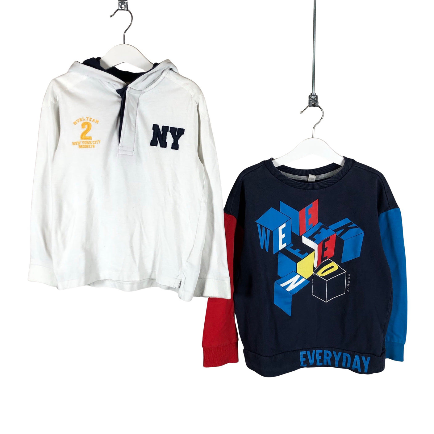 Unisex Esprit - Dressikangast pluus, suurus 128 - 134 - Sinine (1)