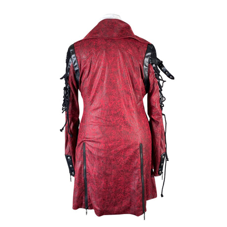 Unisex Punk Rave - Jope, suurus 44 - Veinipunane (2)
