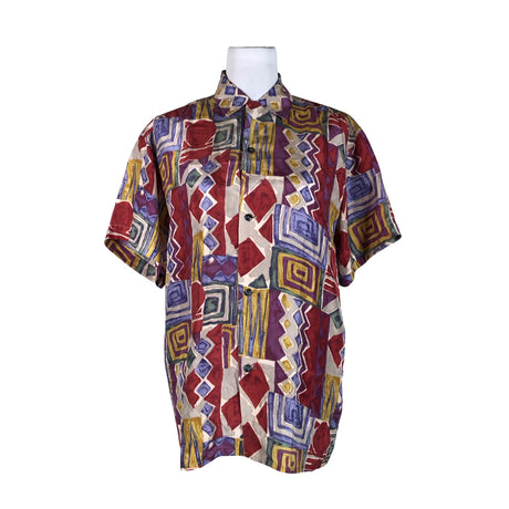 Unisex Stockmann Silk - Lühikeste käistega pluus, suurus 36 - Beige ()