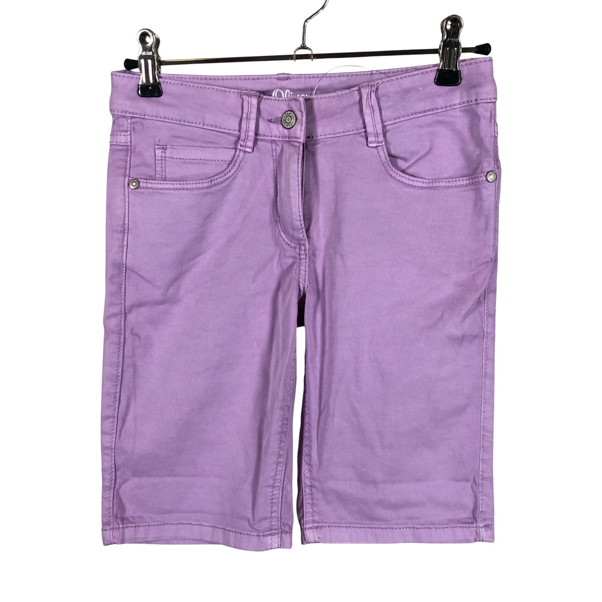 Unisex s.Oliver - Teksast lühikesed püksid, suurus 146 - 152 - Lilla (1)