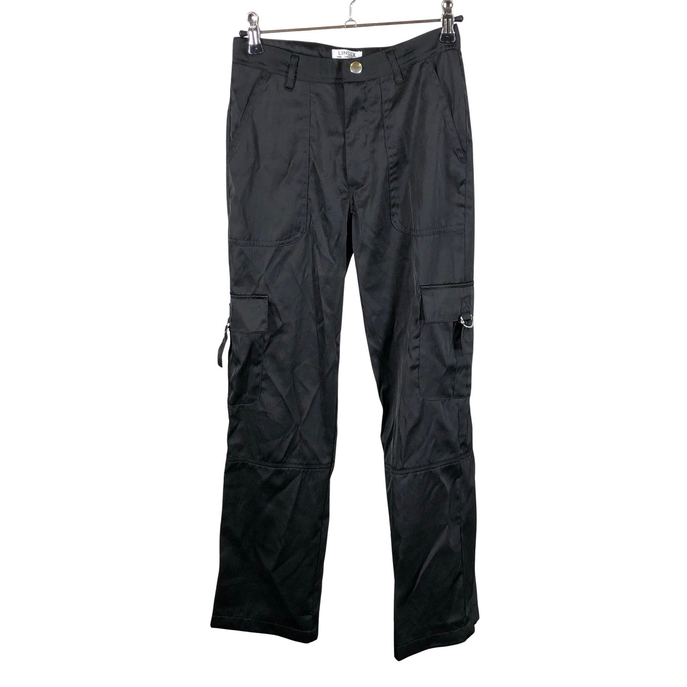 Unisex Lindex - Mittevenivad püksid, suurus 146 - 152 - Must (1)