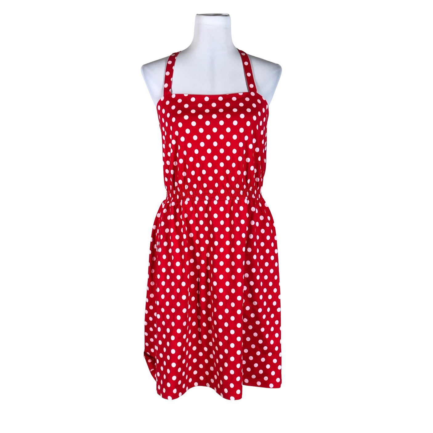 Unisex Marimekko - Trikotaažist kleit, suurus 38 - Punane (1)