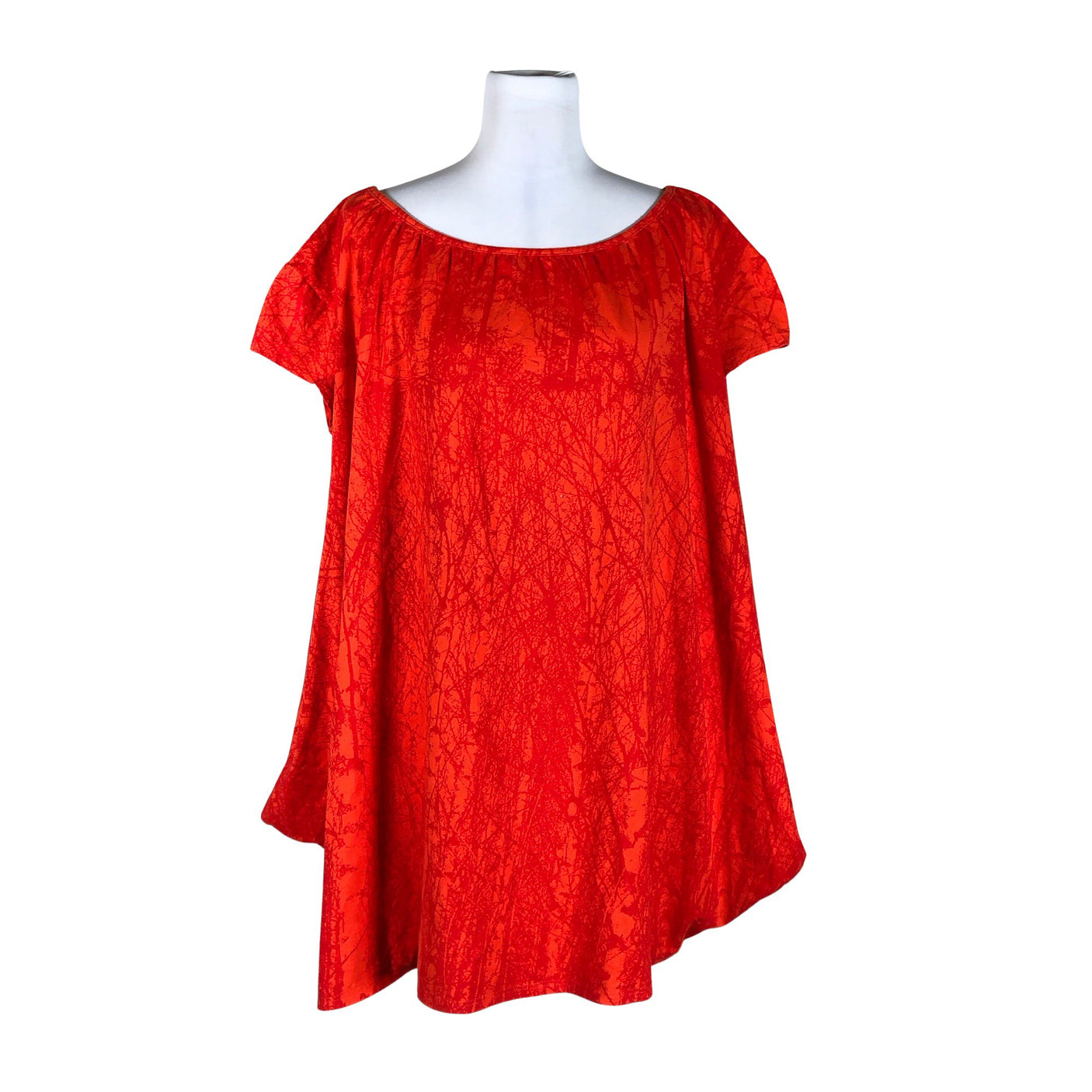 Unisex Miun - Trikotaažist kleit, suurus 38 - Oranž (1)