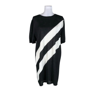 Unisex Lindex - Kootud kleit, suurus 38 - Must (1)