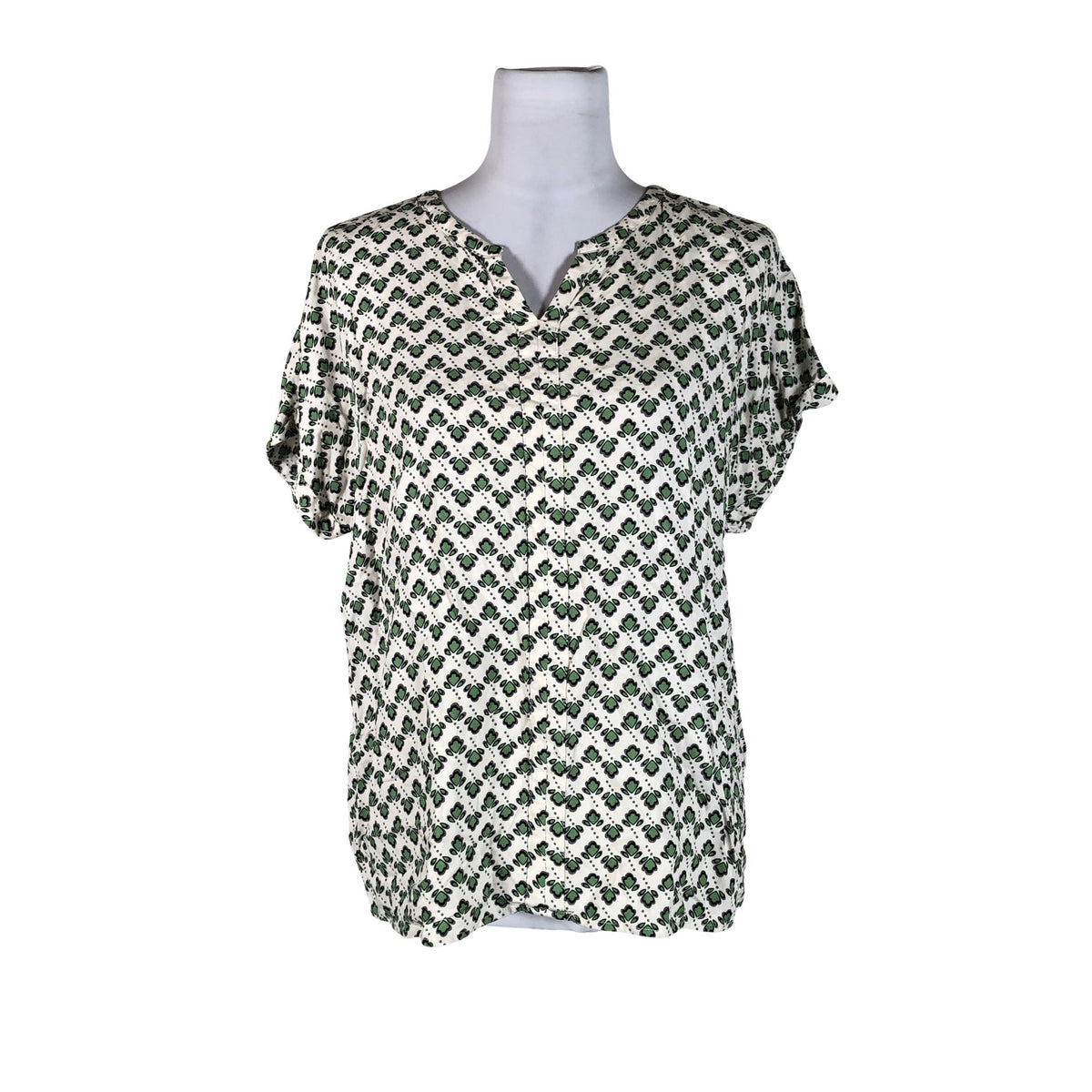 Unisex Soyaconcept - Lühikeste käistega pluus, suurus 40 - Beige (1)