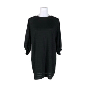 Unisex Nanso - Trikotaažist tuunika, suurus 38 - Must (1)