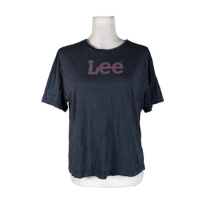 Unisex Lee - T-särk, suurus 40 - Hall (1)