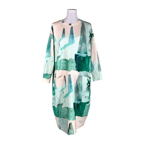 Unisex Papu - Dressikangast kleit, suurus 38 - Roheline (1)
