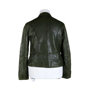 Unisex Saki - Nahktagi, suurus 48 - Roheline (2)
