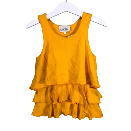 Unisex Gugguu - Trikotaažist topp, suurus 110 - 116 - Kollane ()